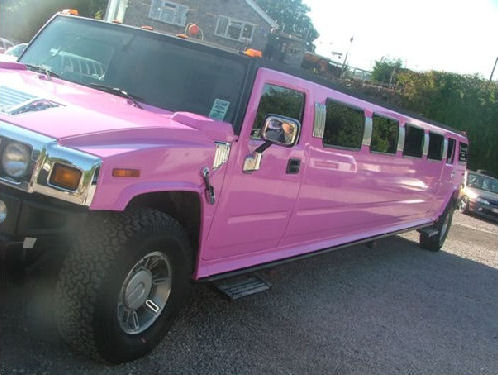 pink hummer h2 limo hire