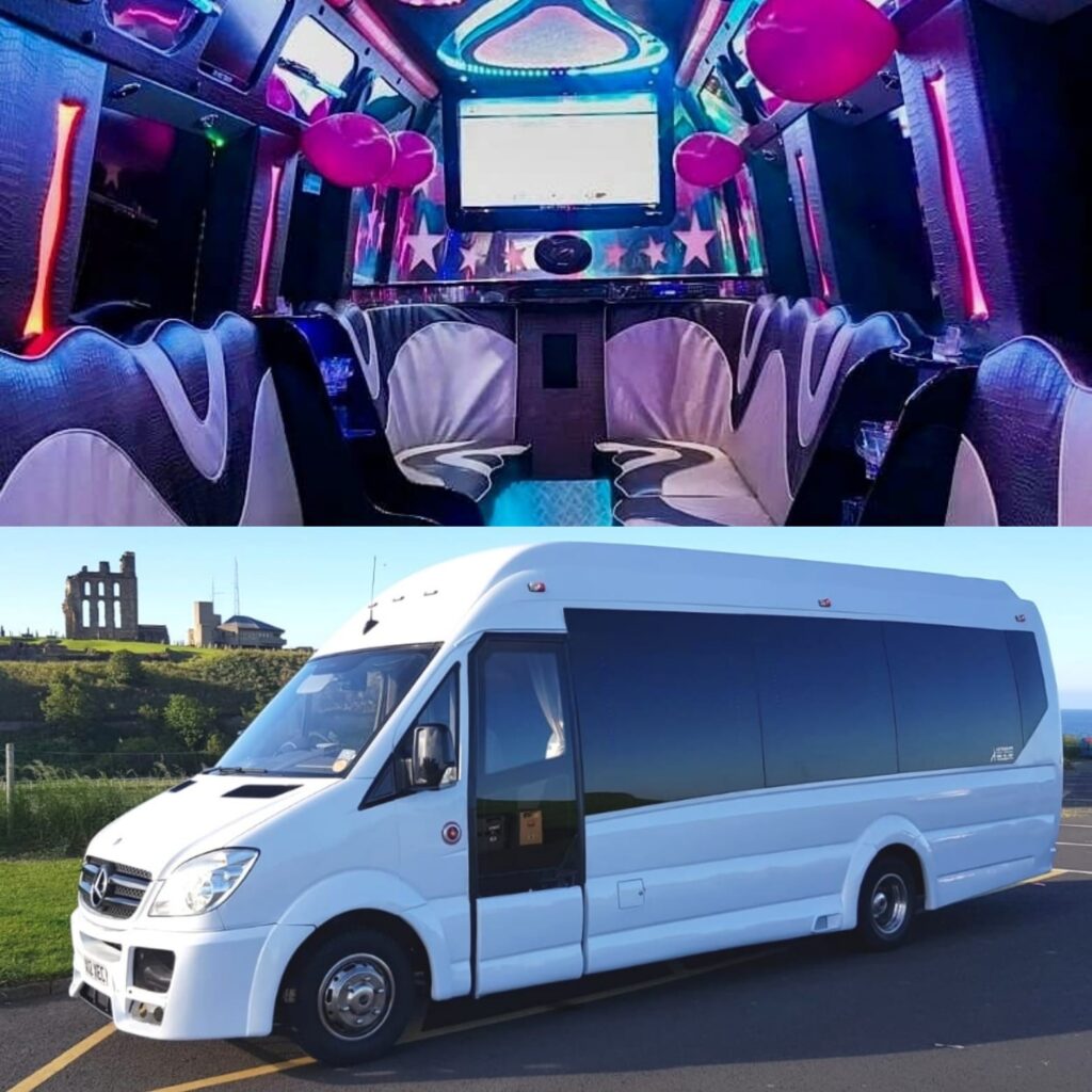 mercedes party bus hire London