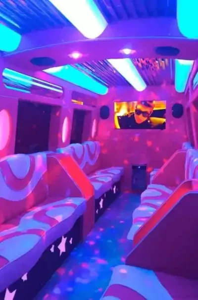 pink party bus London