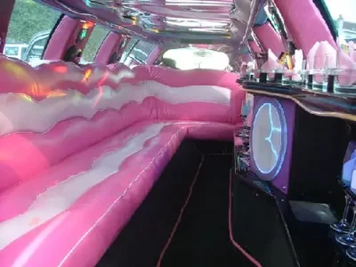 Pink limo hire London